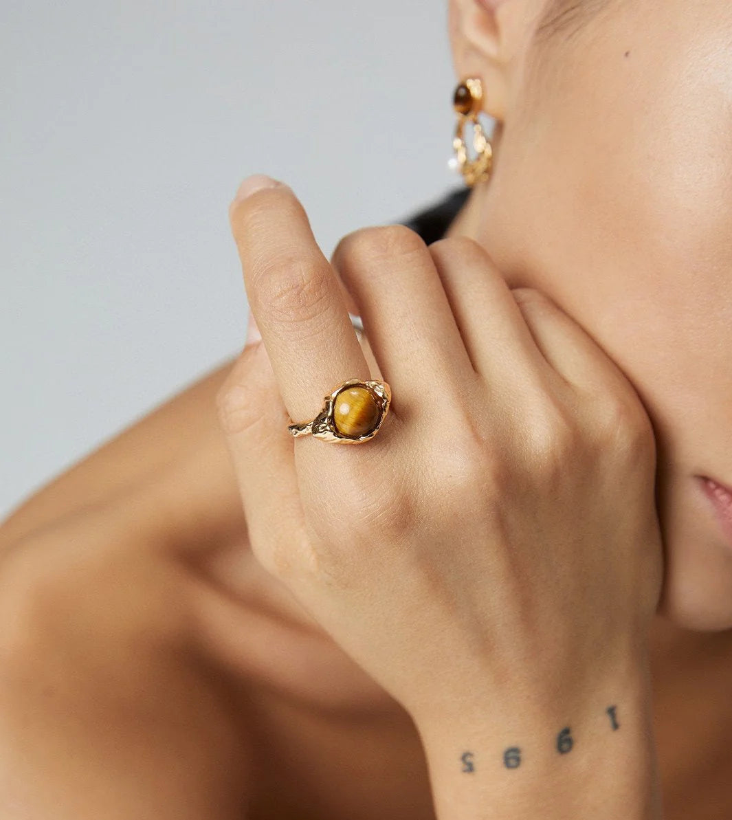 Tiger's Eye Ring