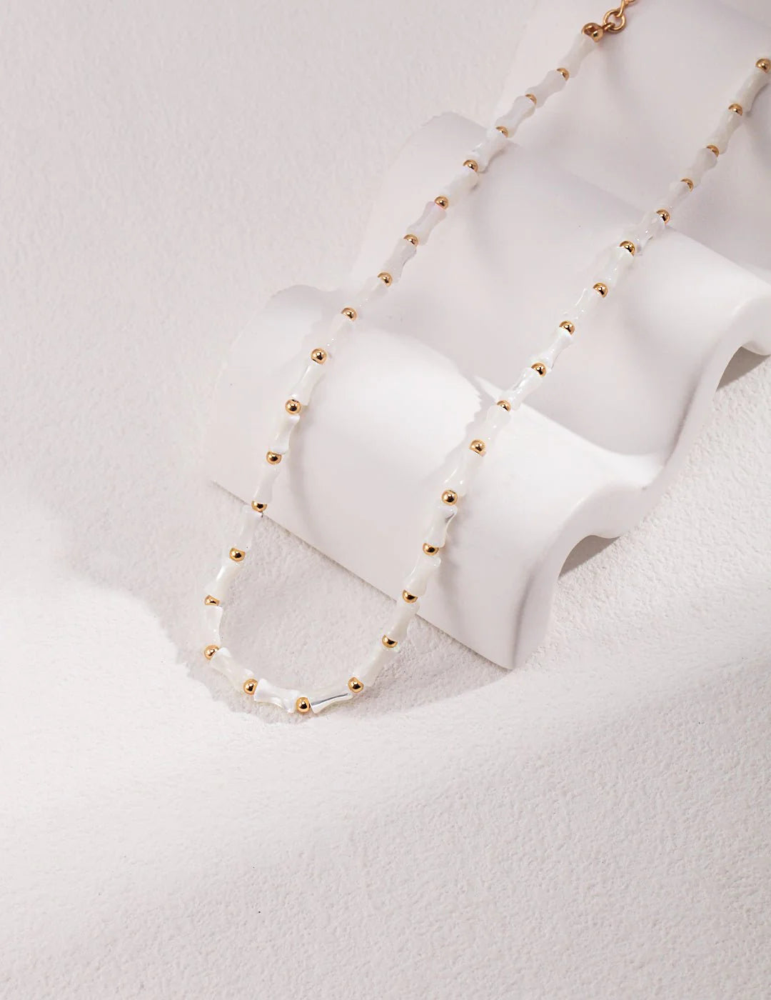 Bamboo Mother of Pearl Necklace