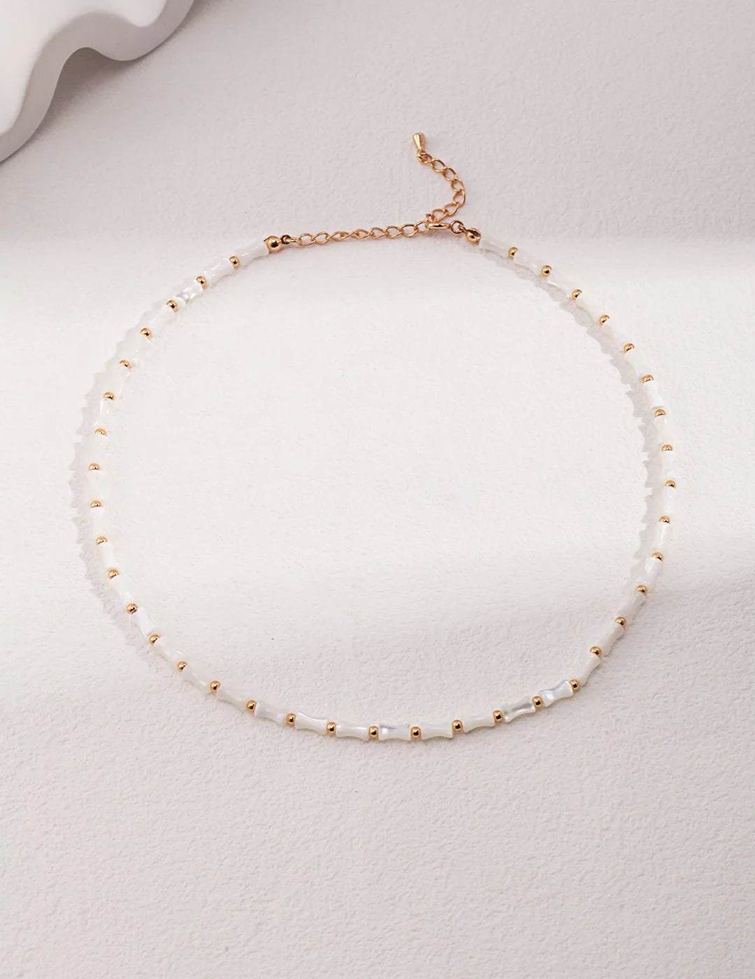 Bamboo Mother of Pearl Necklace