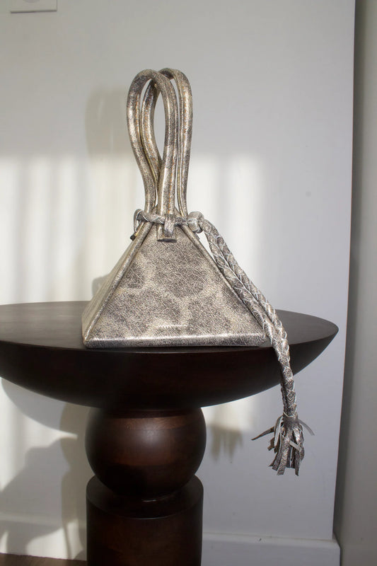 Mini Sac. Débédi animalier doré gris